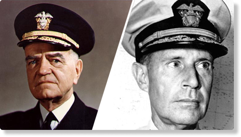 foto do almirante Spruance