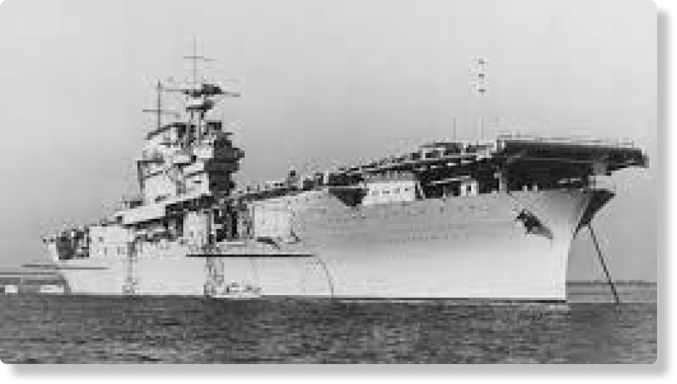 foto do barco de  USS Yorktown